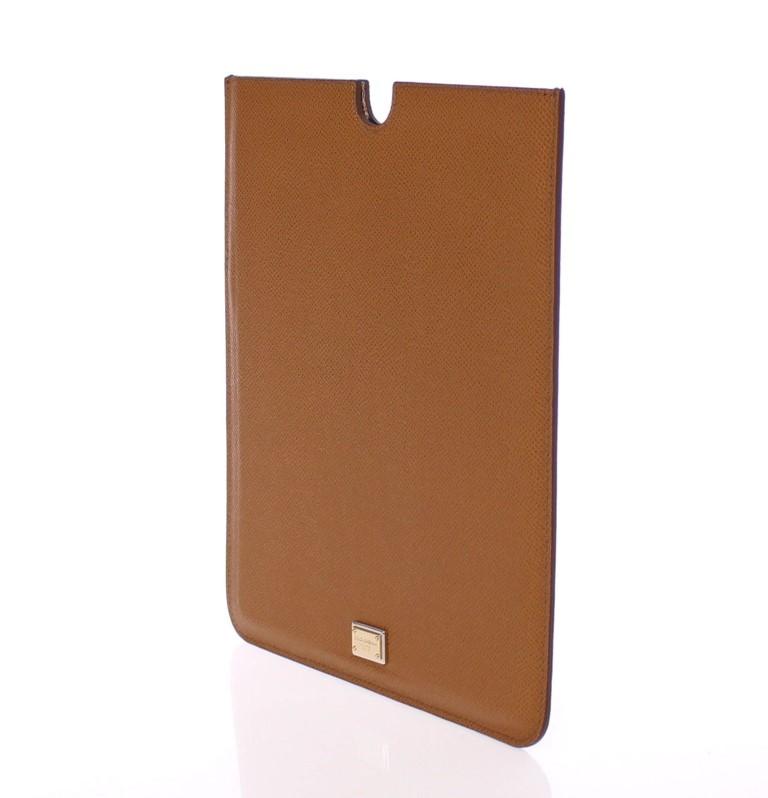 Brown Leather iPAD Tablet eBook Cover Bag