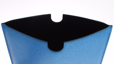 Blue Leather iPAD Tablet eBook Cover Bag