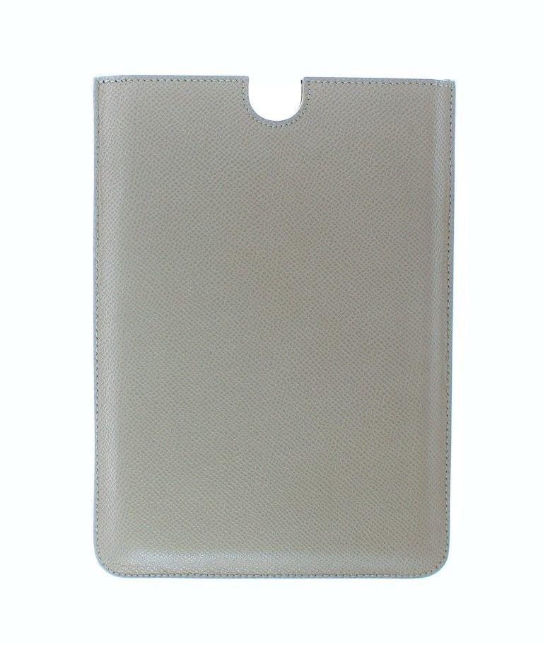 Gray Leather iPAD Tablet eBook Cover Bag
