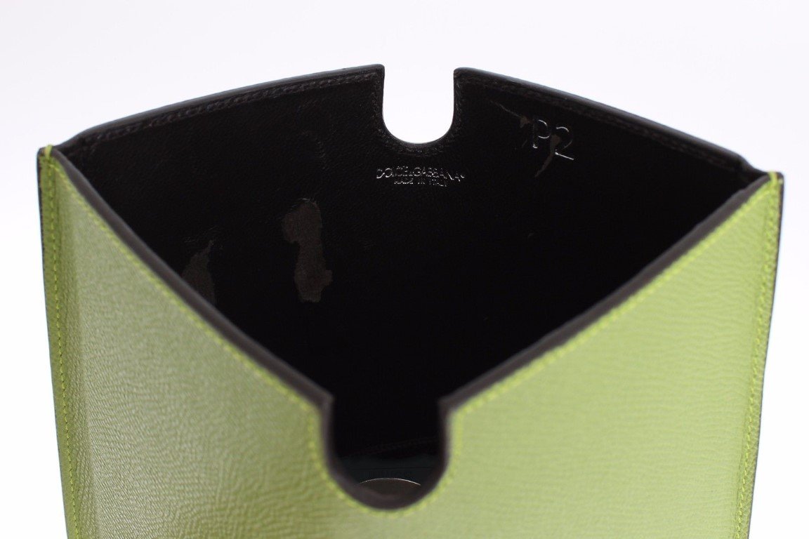 Green Leather P2 Tablet eBook Cover Bag