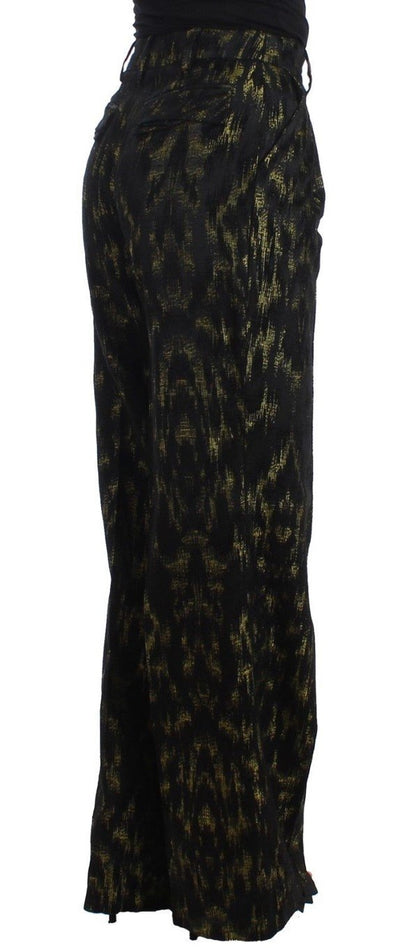 Black wide legs dress pants