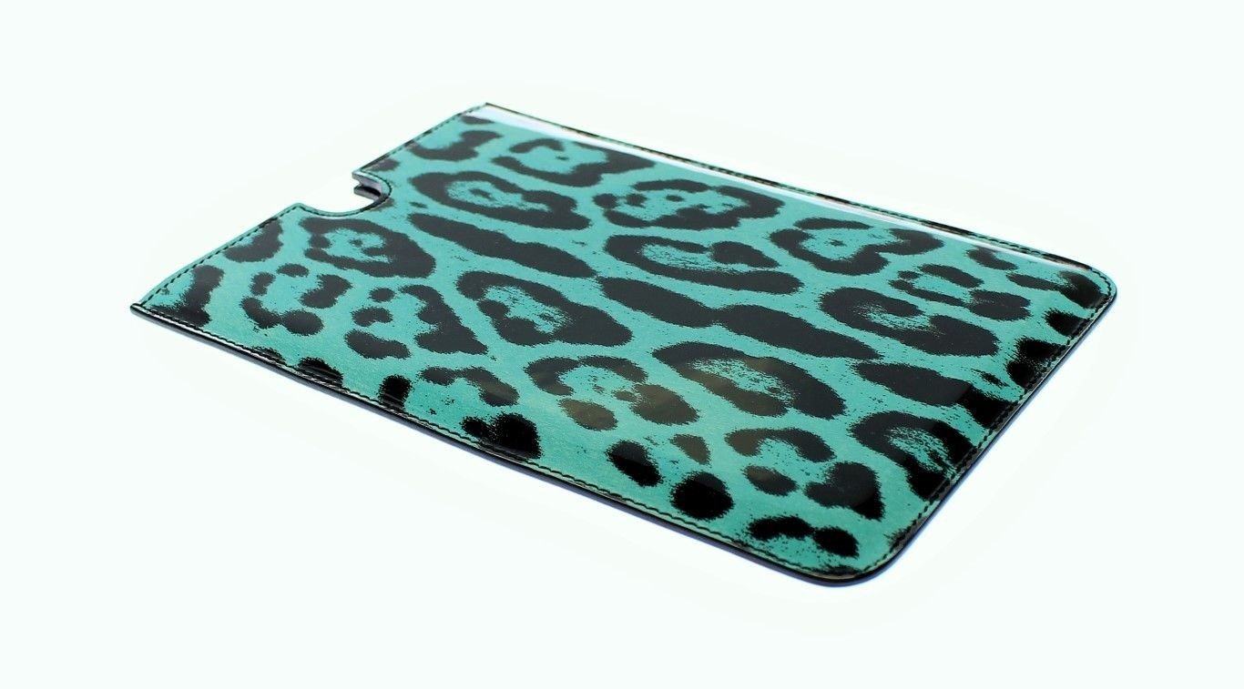 Leopard Leather iPAD Tablet eBook Cover Bag