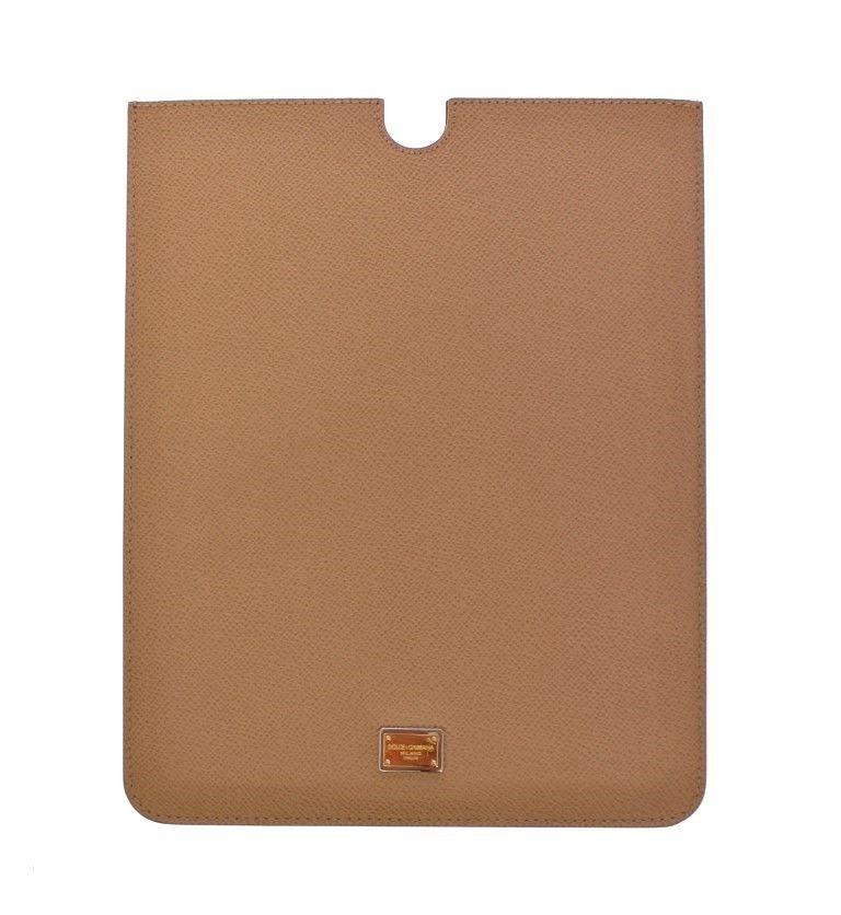Beige Leather iPAD Tablet eBook Cover