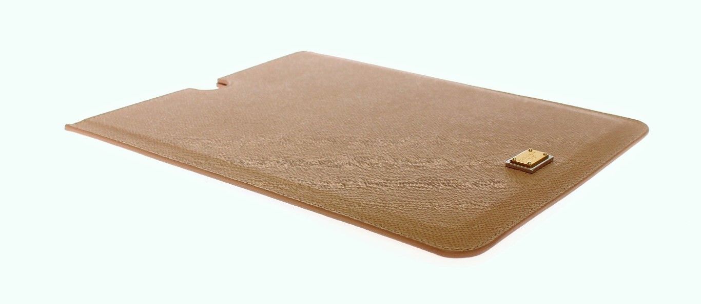 Beige Leather iPAD Tablet eBook Cover