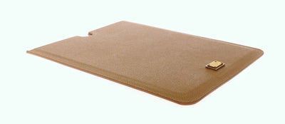 Beige Leather iPAD Tablet eBook Cover
