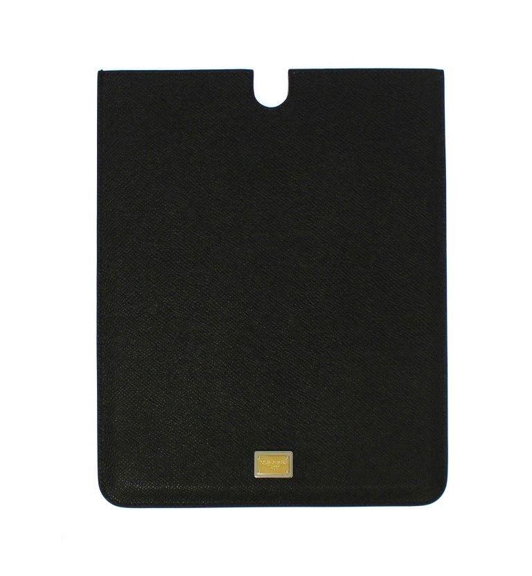 Black Leather iPAD Tablet eBook Cover