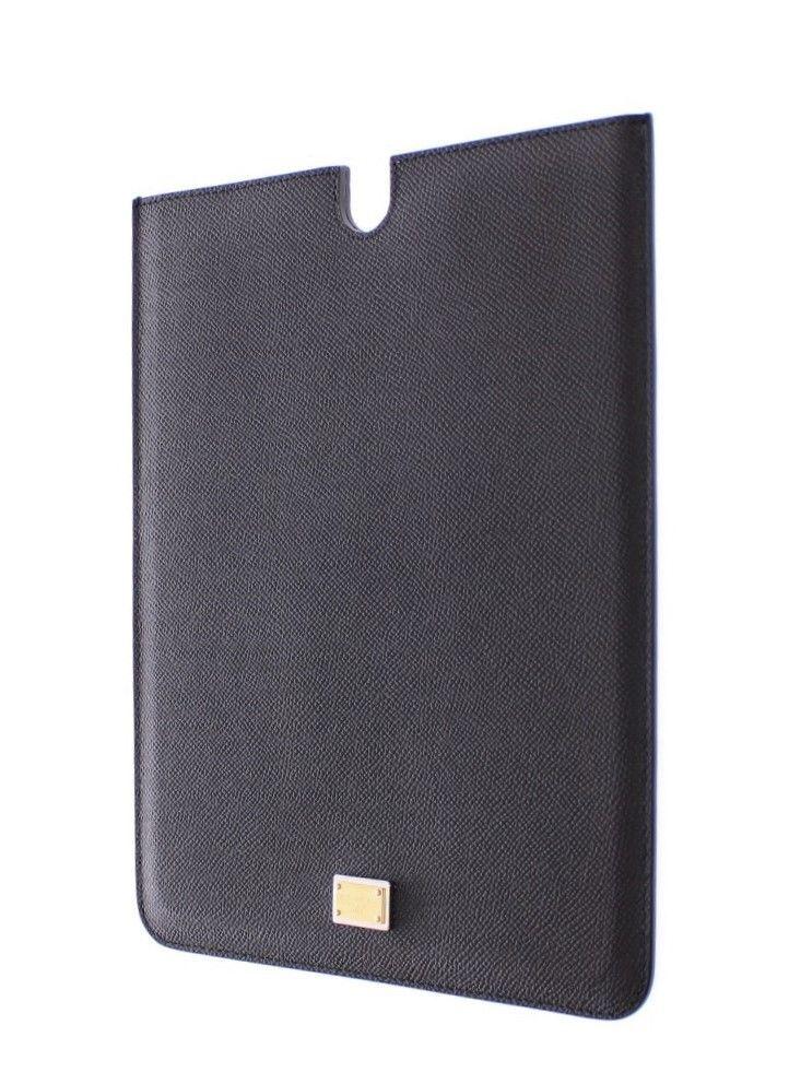 Black Leather iPAD Tablet eBook Cover