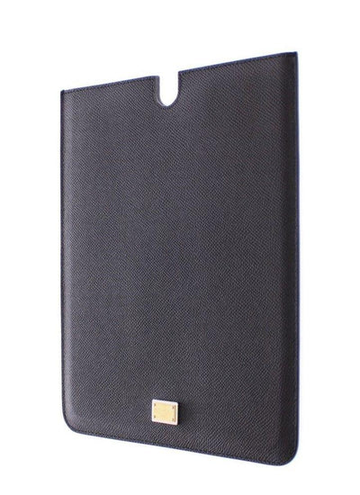 Black Leather iPAD Tablet eBook Cover