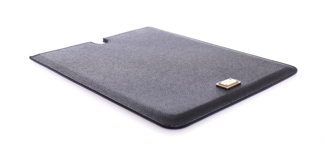 Black Leather iPAD Tablet eBook Cover
