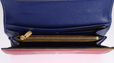 Purse Leather SICILY Red Hand Shoulder Gold Chain Clutch