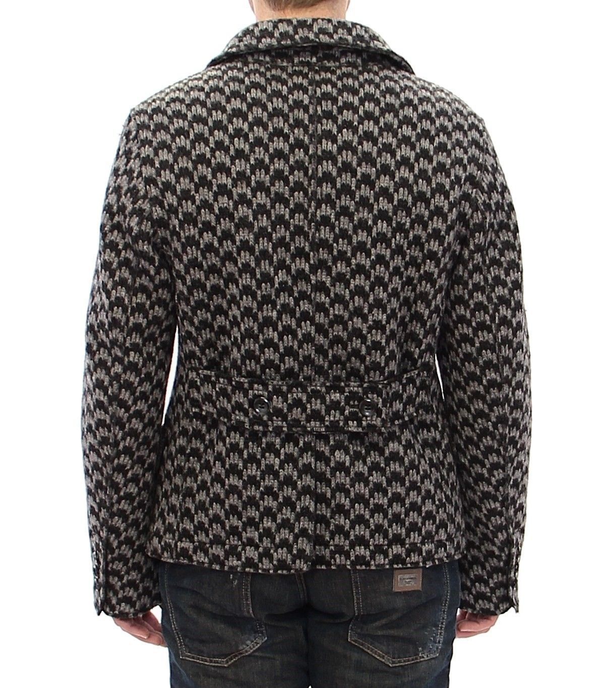 Gray Double Breasted Jacket