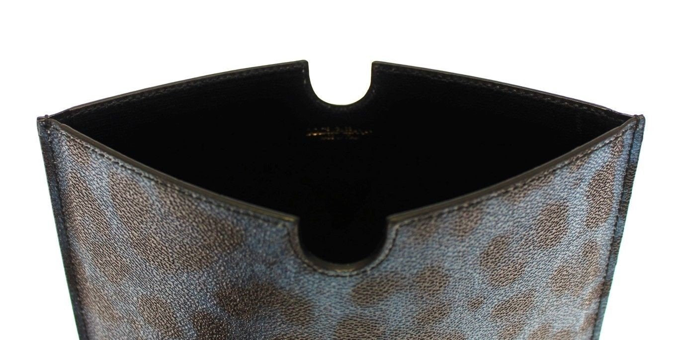 Leopard Leather iPAD Tablet eBook Cover Bag