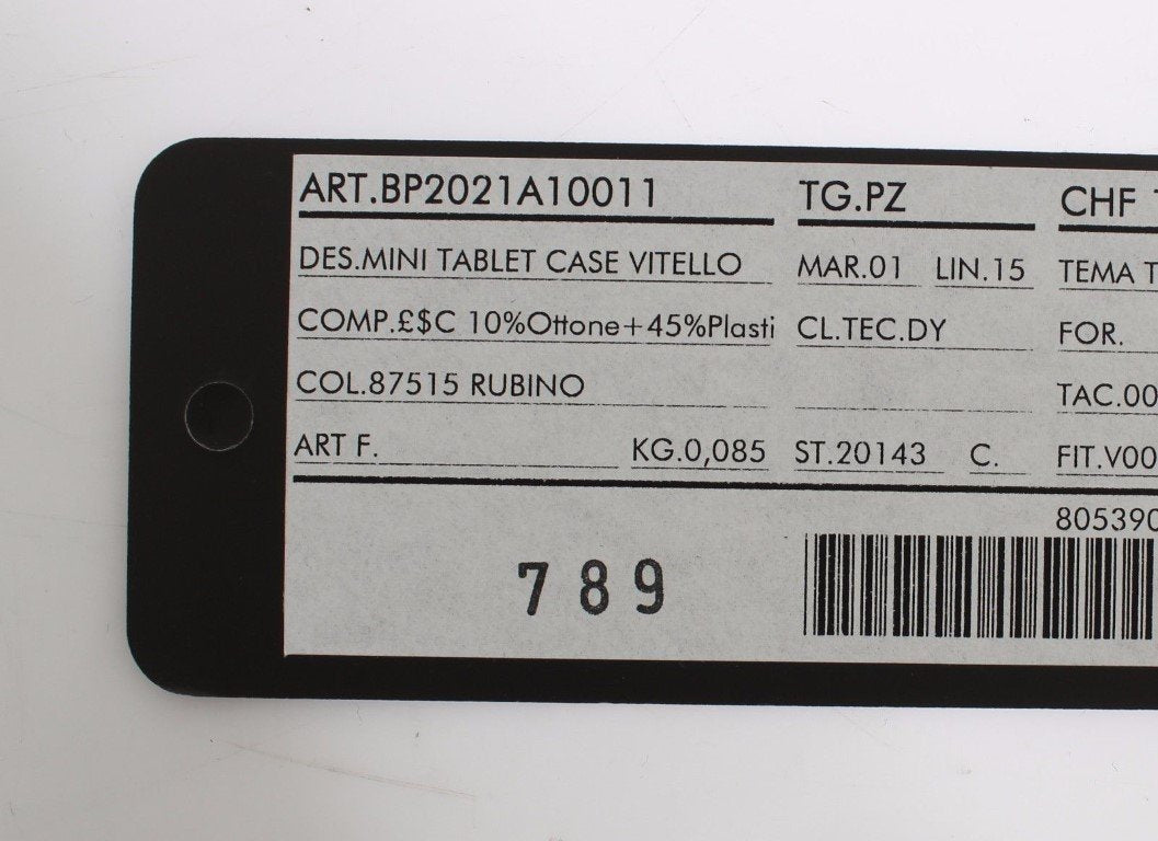 Red Leather Black Mini Tablet Cover