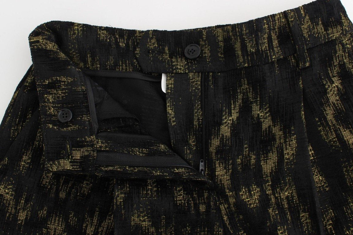 Black wide legs dress pants