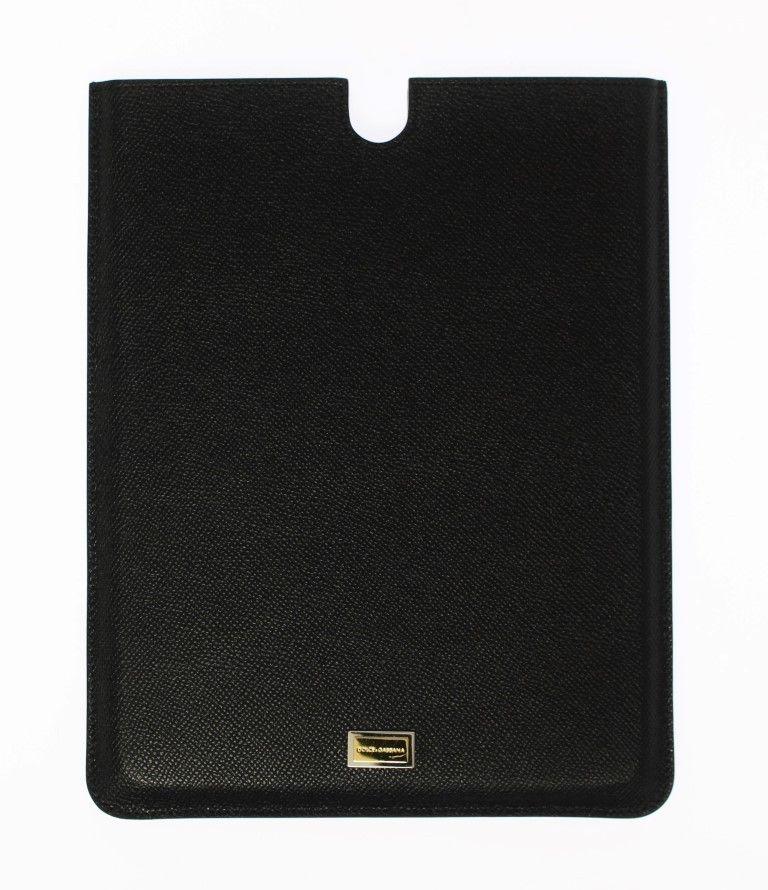 Black Leather iPAD Tablet eBook Cover