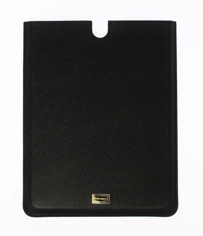 Black Leather iPAD Tablet eBook Cover