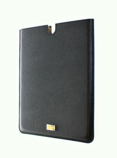 Black Leather iPAD Tablet eBook Cover
