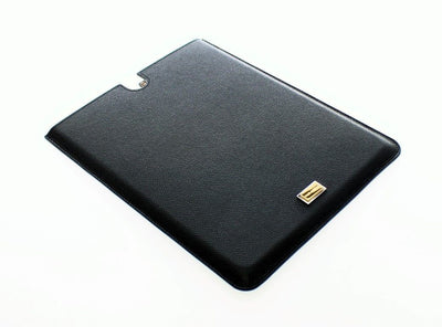 Black Leather iPAD Tablet eBook Cover