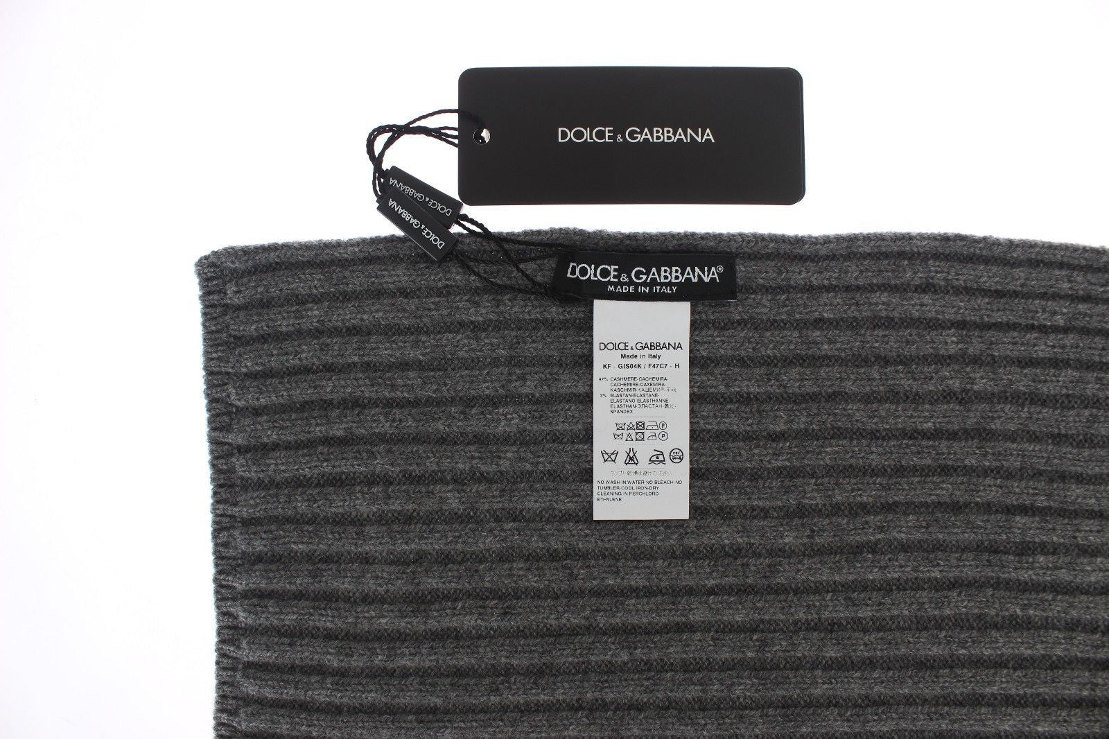 Gray Cashmere Mens Scarf