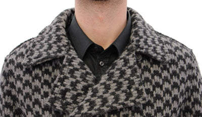 Gray Double Breasted Jacket