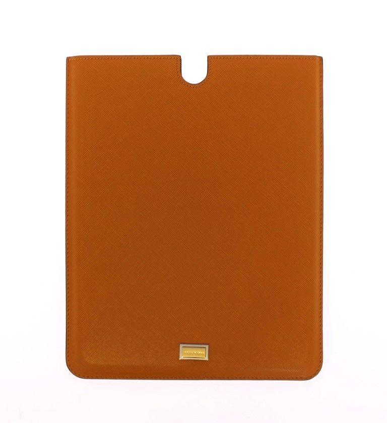 Orange Leather iPAD Tablet eBook Cover
