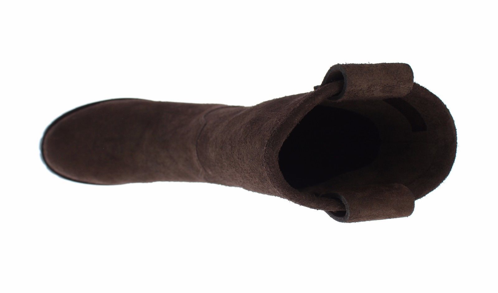 Brown Boots Leather Mid Calf