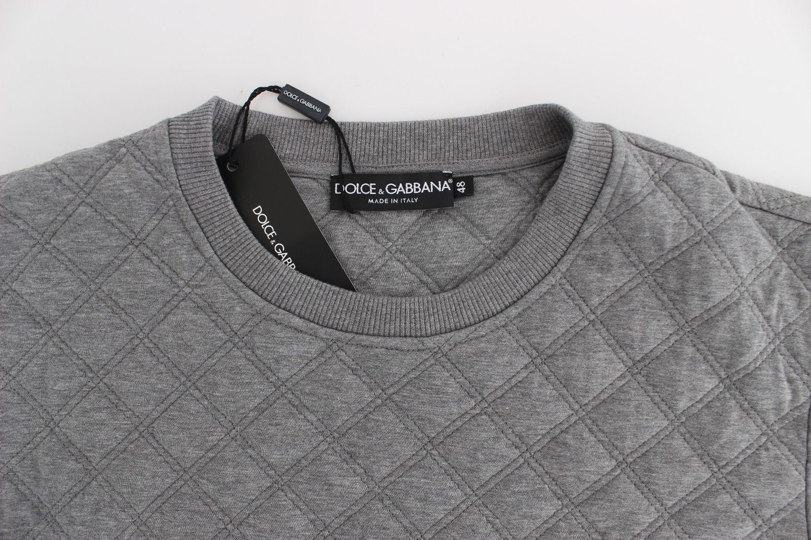 Gray Oversize Crew-neck Sweater