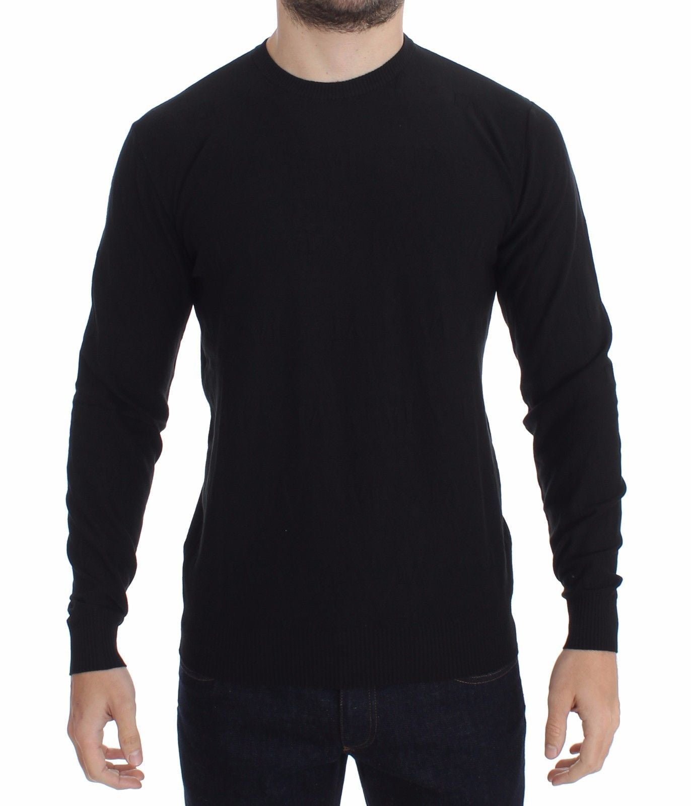 Black Crew-neck Sweater