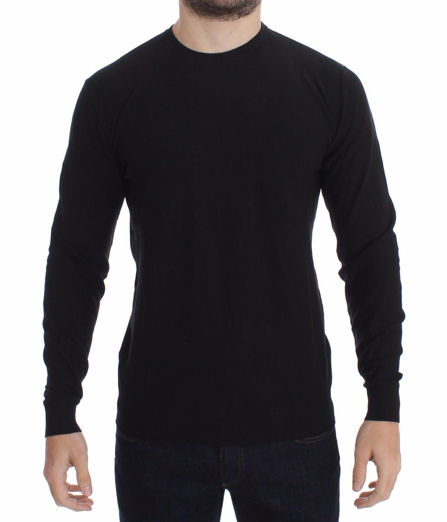 Black Crew-neck Sweater