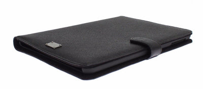 Black Leather Mini Tablet Cover Bag
