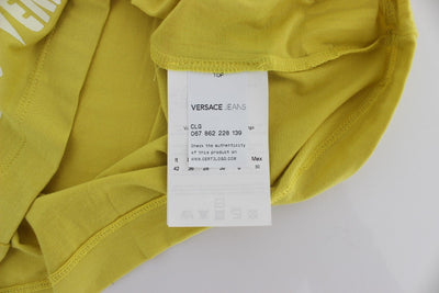 Yellow Crewneck Studded T-shirt