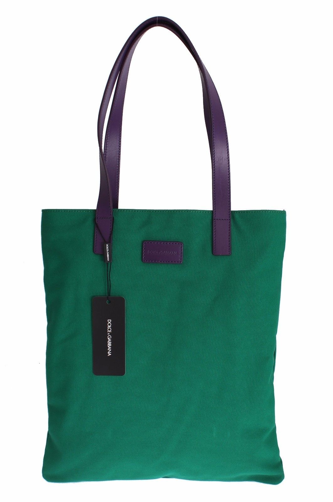 Green Denim Leather Hand Shoulder Travel Bag