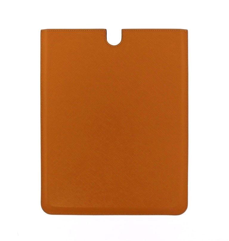 Orange Leather iPAD Tablet eBook Cover