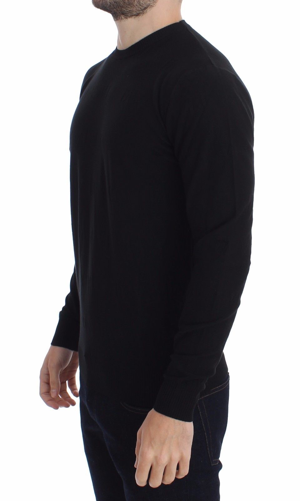 Black Crew-neck Sweater