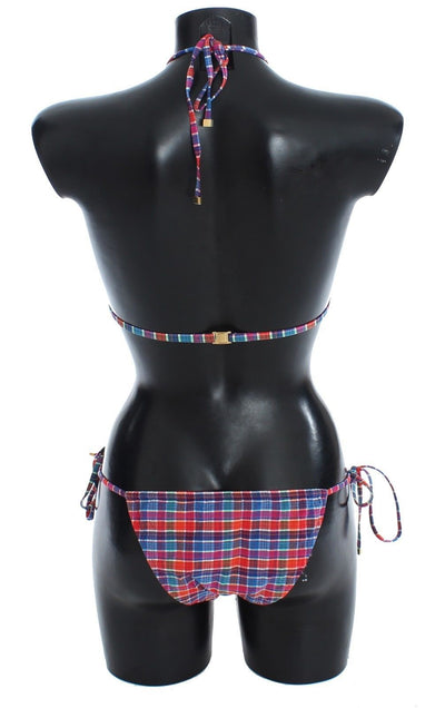 Multicolor Two Piece Swimsuit Bikini Beachwear