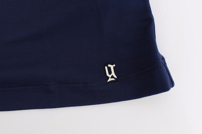 Blue top sleeveless blouse