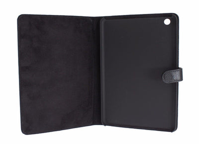 Black Leather Mini Tablet Cover Bag