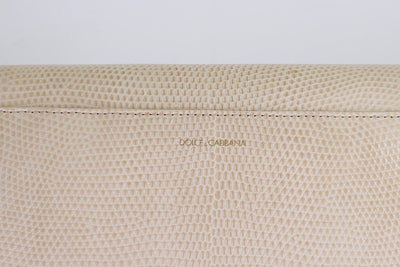 Bag Beige Varano Lizard Shoulder Evening Party Clutch