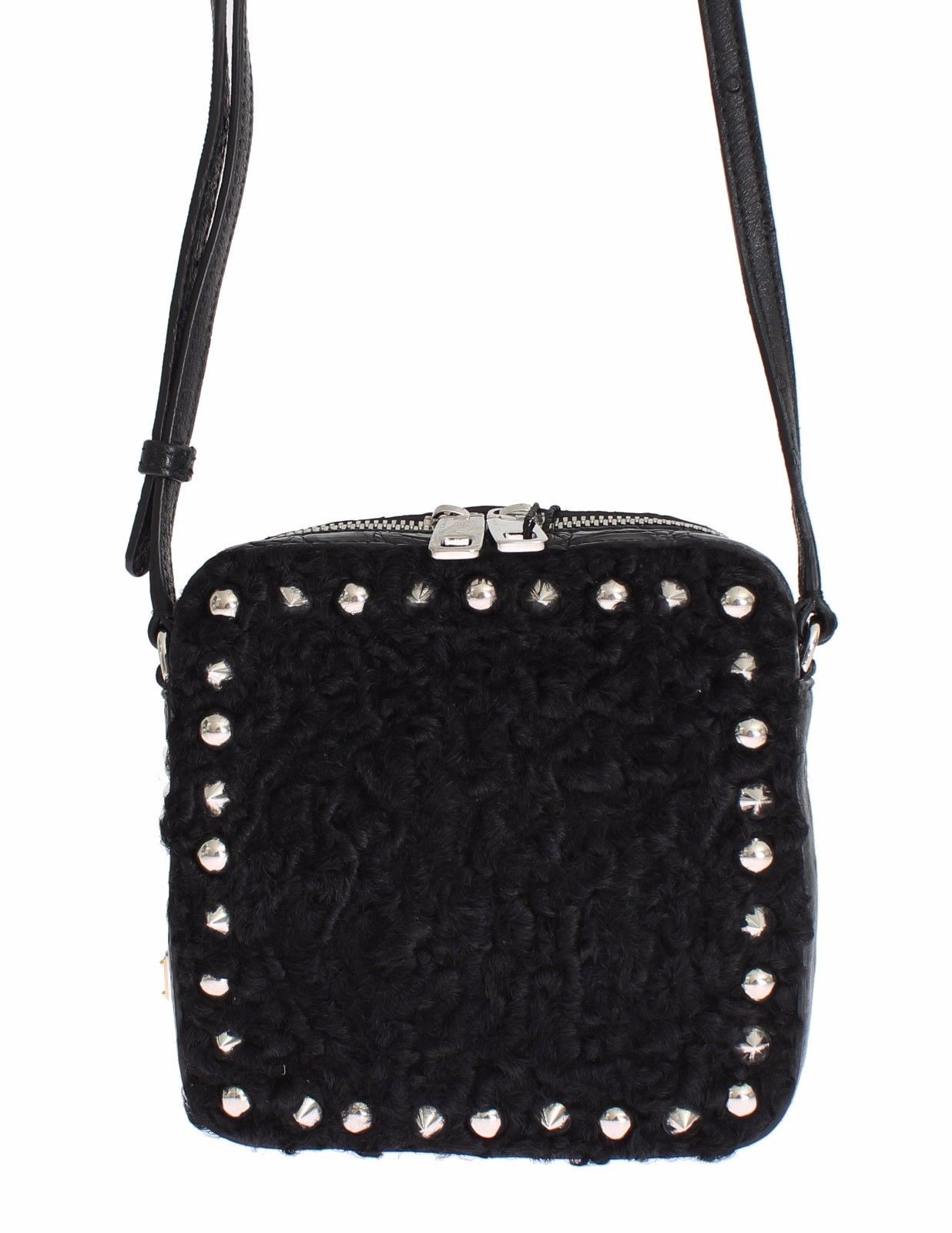 Bag Black Caiman Python Ostrich Ashkatran Purse