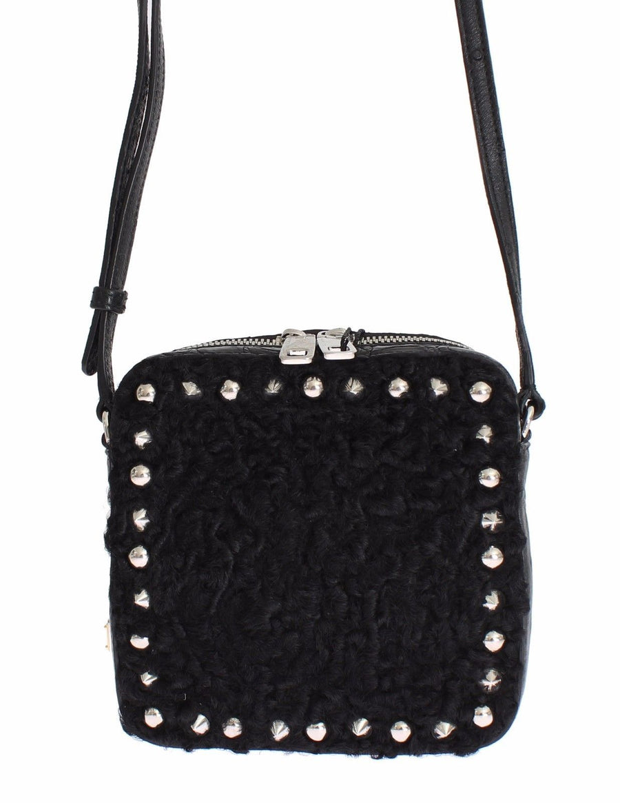 Bag Black Caiman Python Ostrich Ashkatran Purse