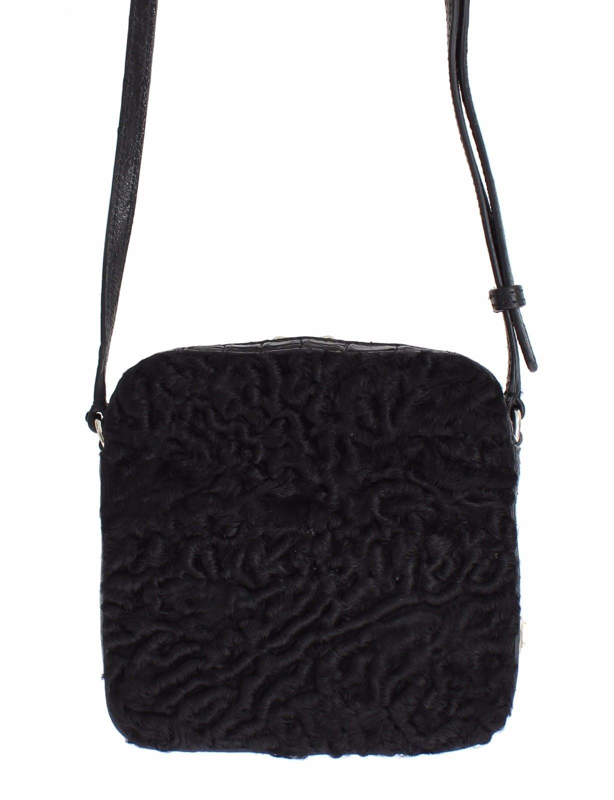 Bag Black Caiman Python Ostrich Ashkatran Purse