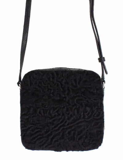 Bag Black Caiman Python Ostrich Ashkatran Purse