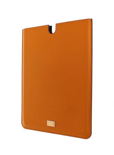 Orange Leather iPAD Tablet eBook Cover