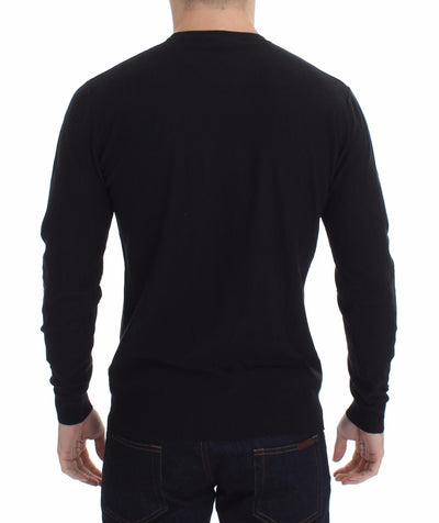 Black Crew-neck Sweater