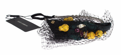 Diadem Headband Tiara Pear Fruit Crystal Bow Hair