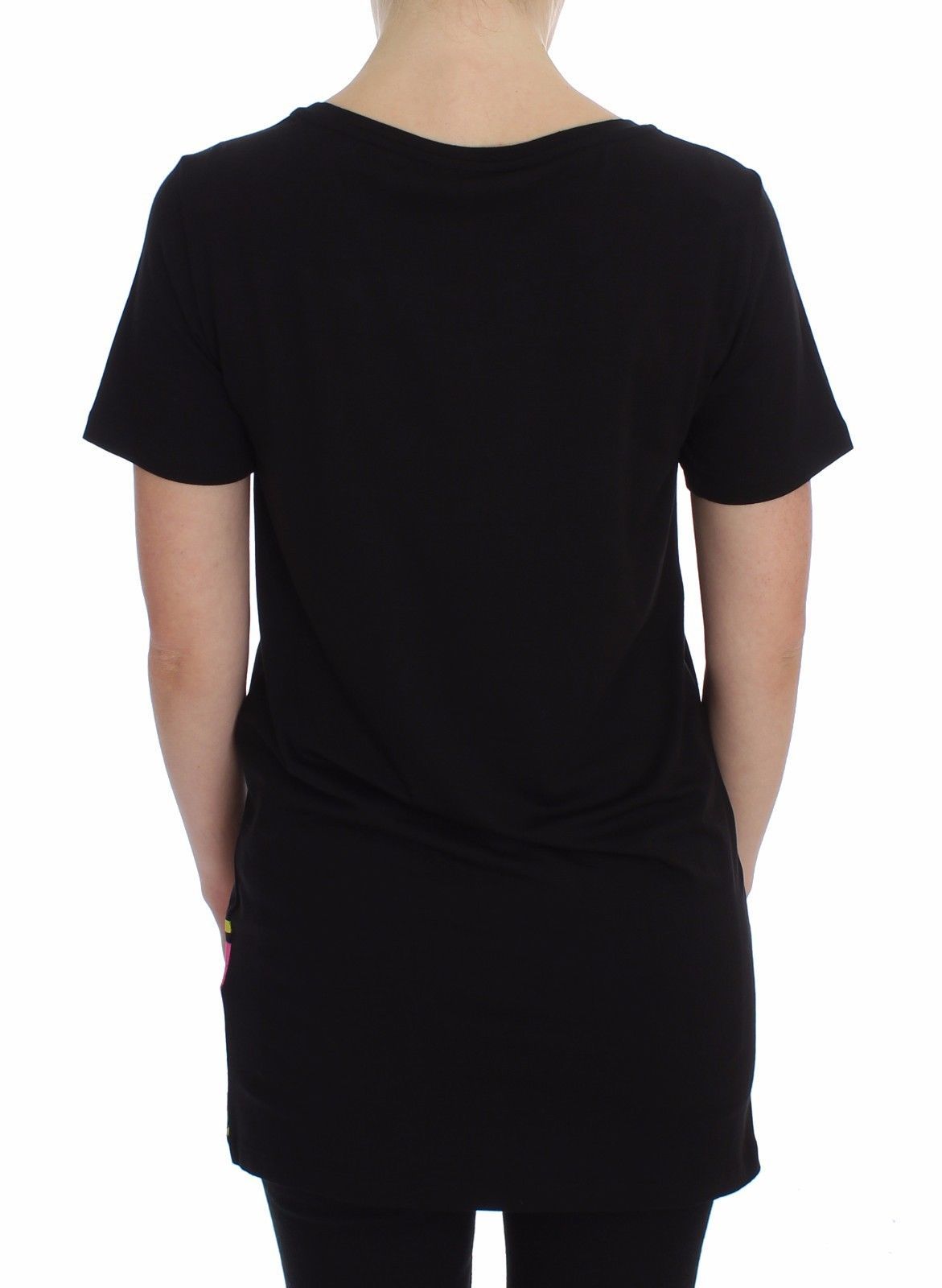 Black Crew-neck Graphic T-shirt