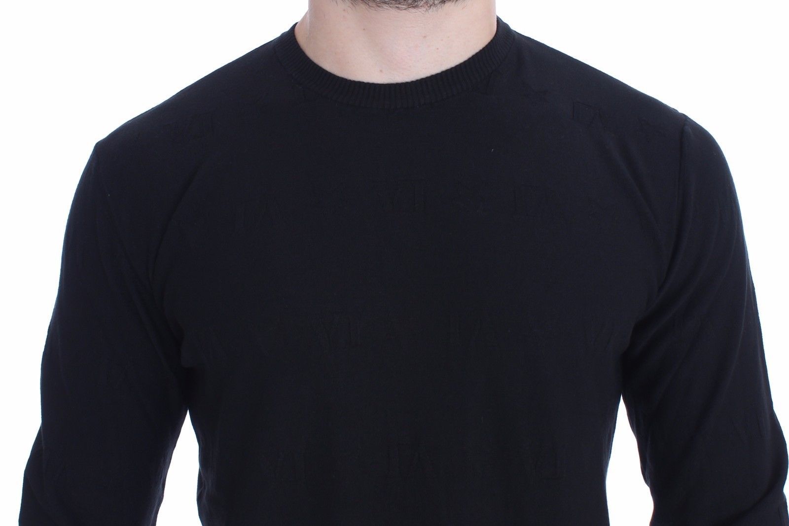 Black Crew-neck Sweater