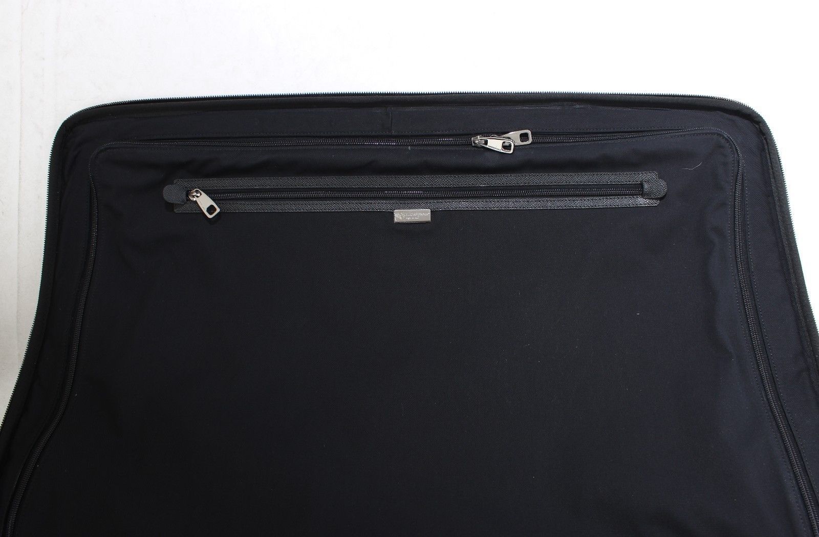 Luggage Bag Black Leather Travel Suitcase Trolley