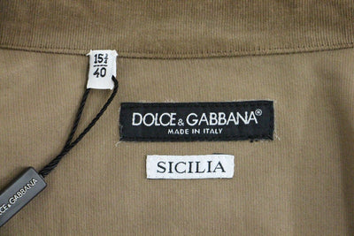 Exclusive Beige Manchester Sicilia Casual Shirt