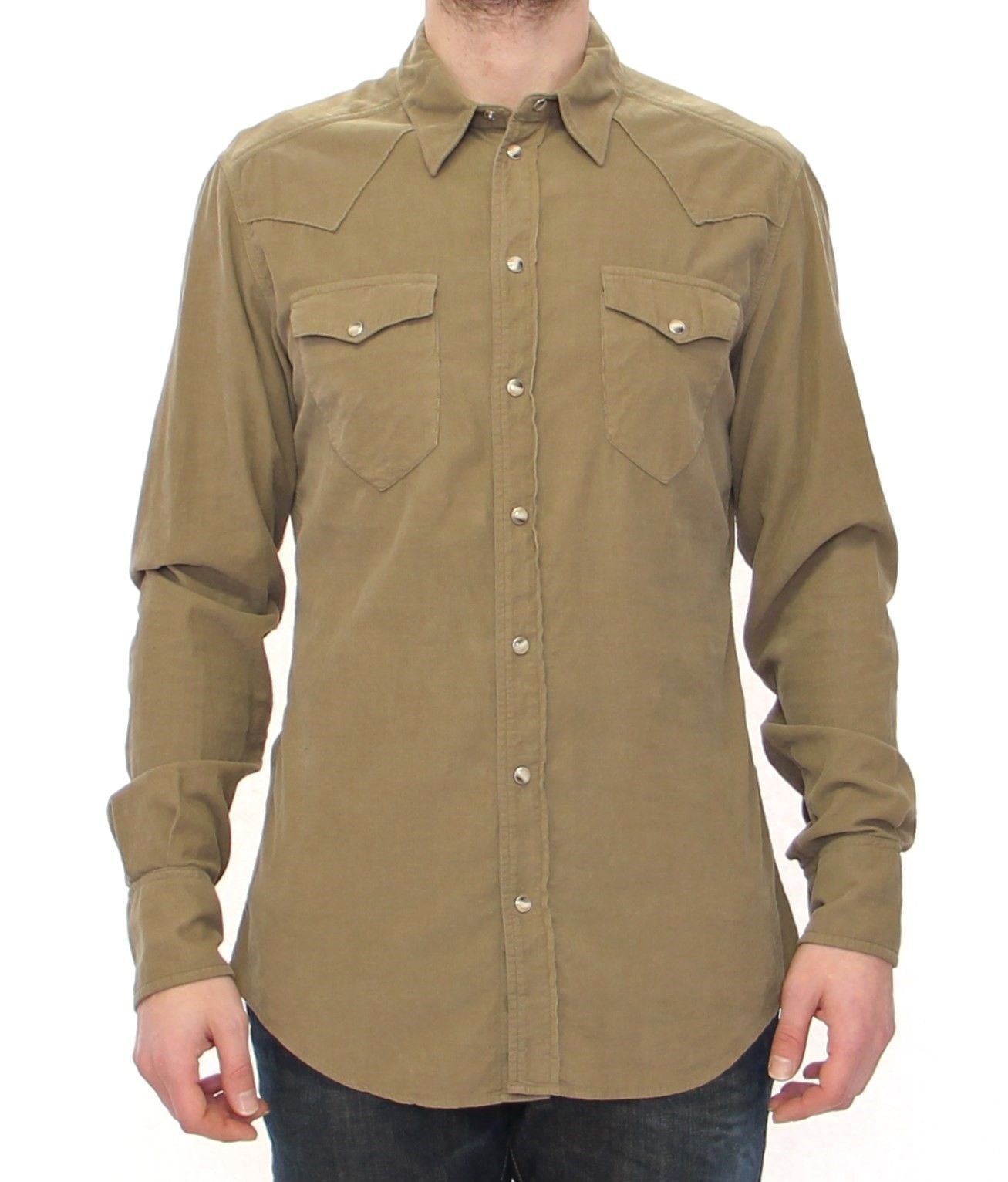 Exclusive Green Manchester Sicilia Casual Shirt